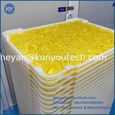 Kualitas  ISO9001 PPE Plastic Drying Trays 75 * 55 * 5cm For Capsule Candy pabrik
