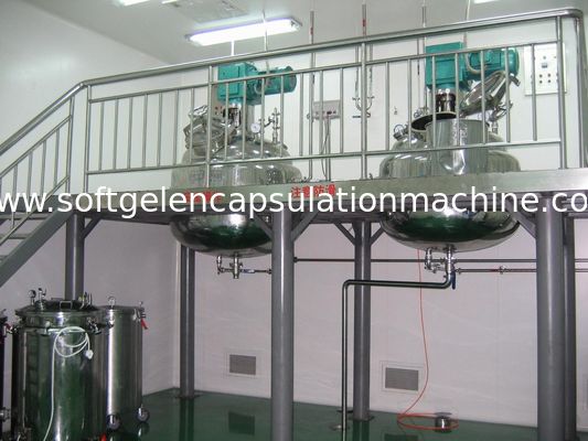 Tangki Peleburan Gelatin Lembut Pemandian Air, Tangki Penyimpanan Softgel Struktur Kompak