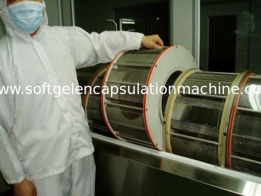 TD -3 intelligent softgel Encapsulation Tumbler Dryer untuk membentuk pengeringan dan pemolesan