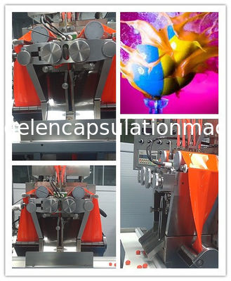 Mesin Kapsul Gelatin Lembut 7 KW Dengan Pengumpanan Otomatis Tanah 43470 Pcs / Jam