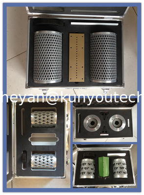 Aluminium Alloy Softgel 12 Inch Kapsul Cetakan Paintball Die Roll 0~5 Rpm
