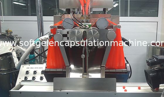 Mesin Enkapsulasi Paintball Plc Halal Soft Capsule Oil Dan Paste Filling