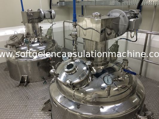 Mesin Enkapsulasi Softgel Gelatin Sayuran Untuk 50000 - 70000 Kapsul / H
