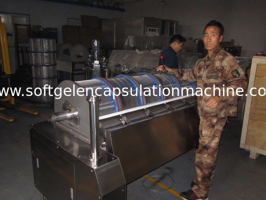 Sayuran Gelatin Robbion Spreder Box Injeksi Wedge Pump Softgel Capsule Machine