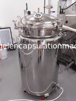 Tangki Peleburan Gelatin Softgel Dengan Kontrol Suhu Tangki Hidrolik Dengan Kotak Kontrol