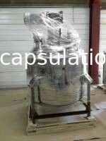 Gelatin nabati 3 lapis Tangki Pencampur Stainless Steel Vakum / Kontrol Suhu PID