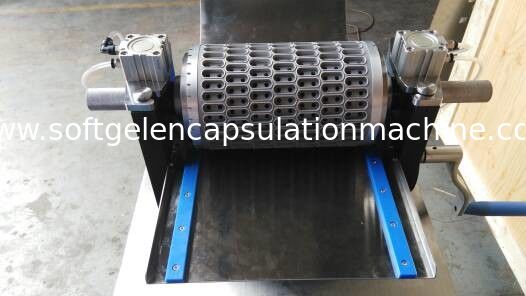250 Softgel Capsule Machine Die Roll Dengan Wedge Distribute Plate Timing Gear