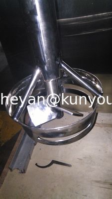 Gelatin Mixer 800L Tangki Pencampuran Tangki Stainless Dengan Desain Platform