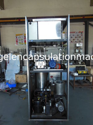 3mm Mini ball Seamless Softgel Machine, Mesin Enkapsulasi Gelatin Dengan Pemotongan Plusant
