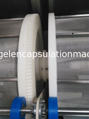 Fluid Bed 2 lapisan softgel Encapsulation Line Tumbler Dryer mesin pengering kapsul