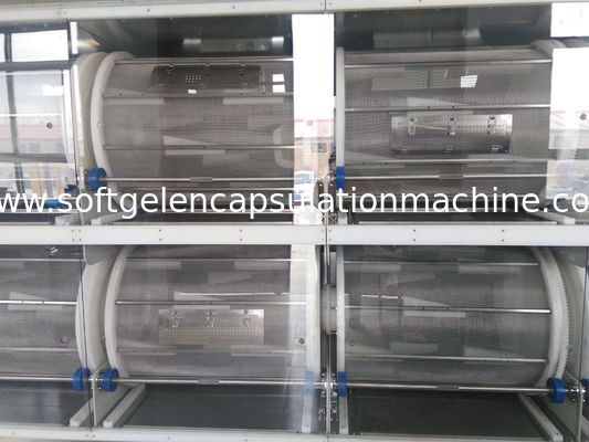 2 Lapisan Aliran Udara Besar 6000m3 / H Enkapsulasi Tumbler Dryer SS316 Bahan Kontrol PLC