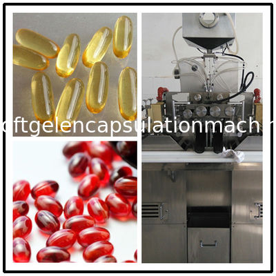 Mesin Enkapsulasi Gelatin Lembut S403 Dengan Sistem Peleburan Gelatin Untuk Produksi Minyak Krill