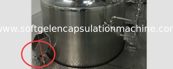Tangki Pencampur Stainless Steel 500L 304 SUS Untuk Cairan / Obat