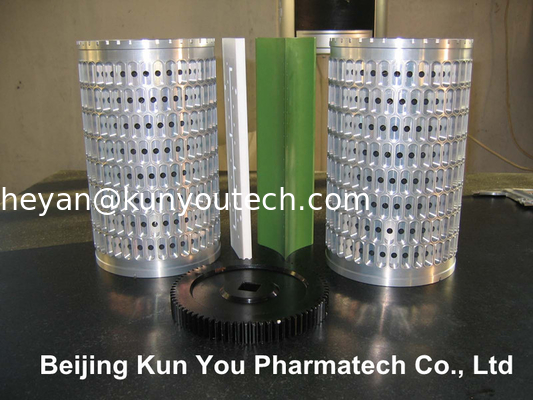 Aluminium Alloy Softgel 12 Inch Kapsul Cetakan Paintball Die Roll 0~5 Rpm