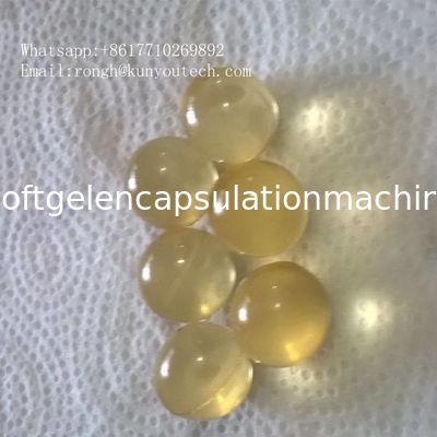 Mesin Softgel Mini Ball Seamless, Mesin Kapsul Gelatin Lembut Dengan Bahan Isi Minyak