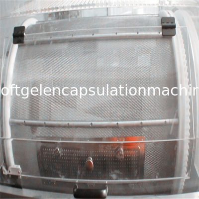 Kapasitas Besar Aliran Udara Kapsul Tumbler Dryer Plc Control Untuk Softgel / Paintball