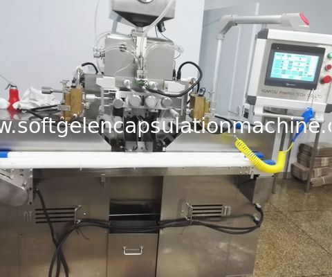 Mesin pengisian minyak enkapsulasi Carrange dan rumput laut Gelatin sayur softgel