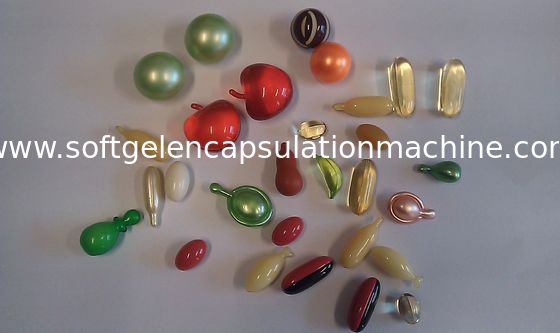 Mesin Enkapsulasi Softgel 7 KW Dengan Pengumpanan Otomatis Tanah / 43470 Pcs / Jam