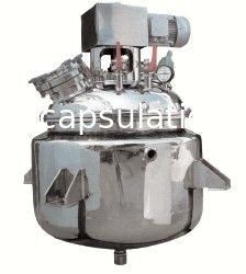 800L Softgel / Paintball Gelatin Melting Tank Dengan Water Bath Dipanaskan dan mixer