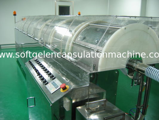 0.32KW softgel kapsul produksi mesin pengering Encapsulation Tumbler Dryer