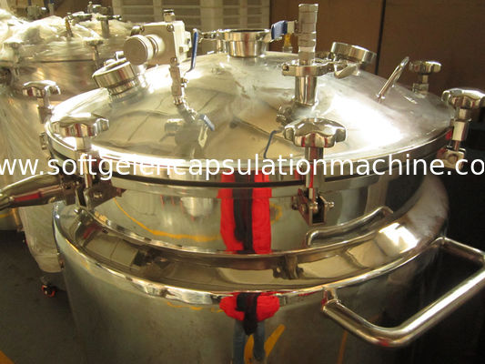 150L Tangki Penerima Gelatin Farmasi / Stok Cairan & Jaga Suhu
