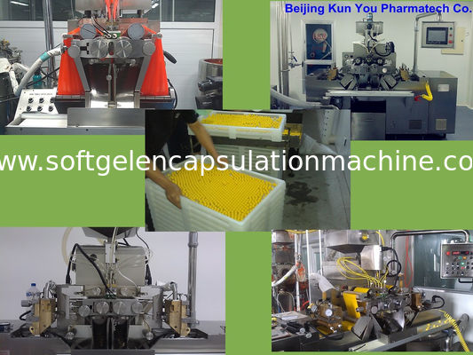 Mesin Kapsul Softgel Minyak Canabis Dengan Roller Minyak Stainless Steel Berpori