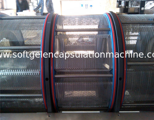 Pengering Tumbler Softgel Keranjang Kecil Pengeringan Efisien Dengan Sistem Pemanas