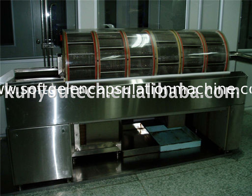 Pengering Tumbler Softgel Keranjang Kecil Pengeringan Efisien Dengan Sistem Pemanas