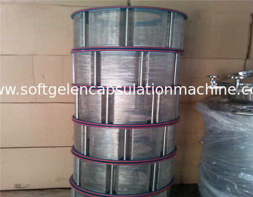Pengering Tumbler Softgel Keranjang Kecil Pengeringan Efisien Dengan Sistem Pemanas