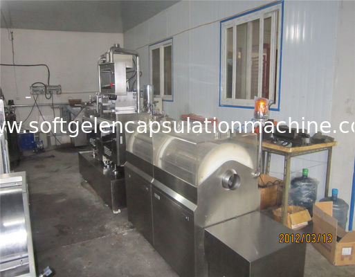 Mesin Enkapsulasi Softgel Stainless Steel Untuk Minyak Ikan Bentuk Oval Oblong / Kapsul Vitamin