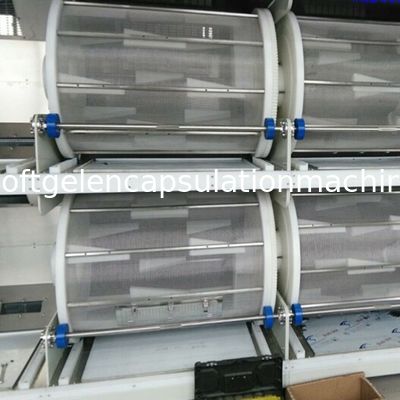 Mesin Enkapsulasi Vgel Otomatis 0.75kw Dengan mesin pengering Tumble dengan 2 kipas pengering