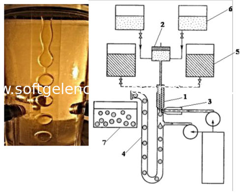 3mm Mini ball Seamless Softgel Machine, Mesin Enkapsulasi Gelatin Dengan Pemotongan Plusant