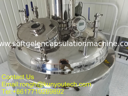 Pabrik Peralatan Enkapsulasi Softgel Pengisian Cairan Farmasi Dengan Kontrol PLC