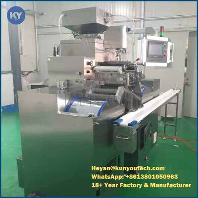 Cetakan 150 × 250mm Soft Capsule Pharmaceutical Machinery Dengan Penghitung Kapsul