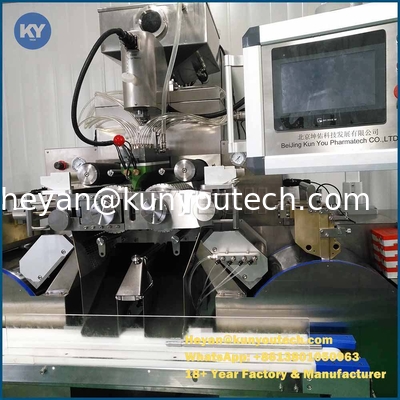 Mesin Enkapsulasi softgel minyak ikan Skala Besar Dengan Penutup Stainless Steel