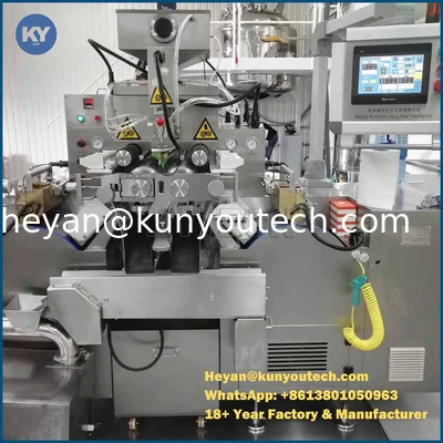 Mesin Enkapsulasi softgel minyak ikan Skala Besar Dengan Penutup Stainless Steel