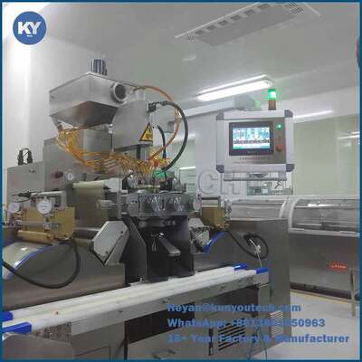 Mesin Enkapsulasi Vgel Otomatis 0.75kw Dengan mesin pengering Tumble dengan 2 kipas pengering