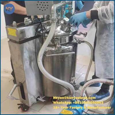 304 SUS 100L Stirring Gelatin Melting Dan Tangki Servis Dengan Standar GMP
