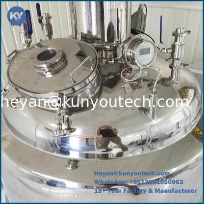 800L Softgel / Paintball Gelatin Melting Tank Dengan Water Bath Dipanaskan dan mixer