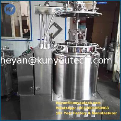 Stainless Steel Softgel Kapsul Gelatin Melting Tank Sistem Pompa Vakum Otomatis