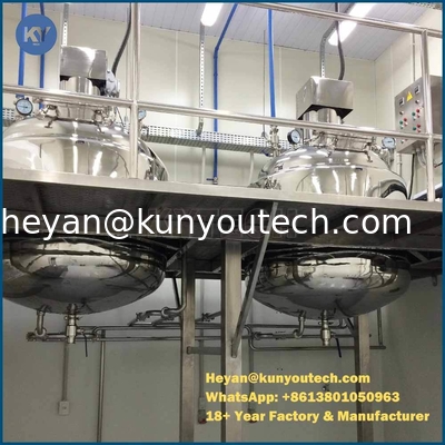 600L Tangki Peleburan Gelatin dengan desain vakum 0,09Mpa