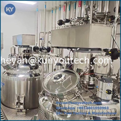 600L Tangki Peleburan Gelatin dengan desain vakum 0,09Mpa