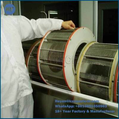 Keranjang Kecil Tumble Dryer 6 Keranjang Satu Set Pengeringan Farmasi Efisien Dengan Sistem Pemanas