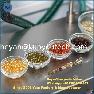 Mesin Softgel tanpa jahitan 40-800kg/jam Kapasitas 380V Pulsant Cutting