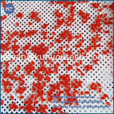 Tray pengering plastik kelas makanan 762x495x55mm dengan ketahanan -40 sampai 140 derajat dan struktur ringan untuk paintball atau kapsul lunak