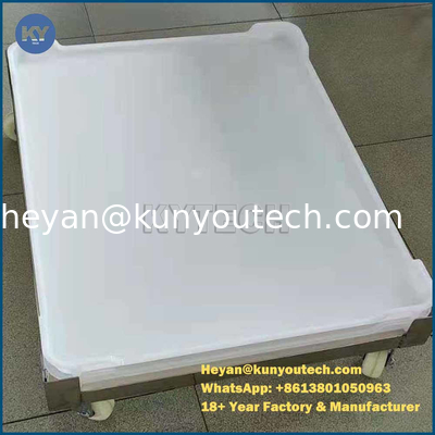 Tray pengeringan plastik PP kelas makanan 758x608x40mm
