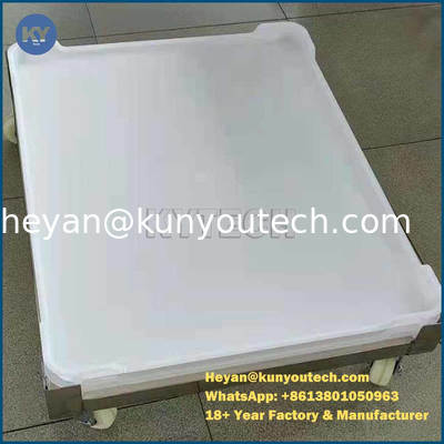 PP/ABS Material flat bottom Plastic Drying Tray 758x608x40mm untuk pengeringan kapsul