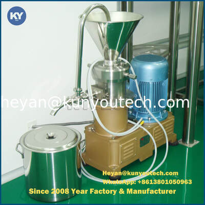 Mesin Pabrik Koloid Stainless Steel Kecil Dengan Rotator + Stator Canggih