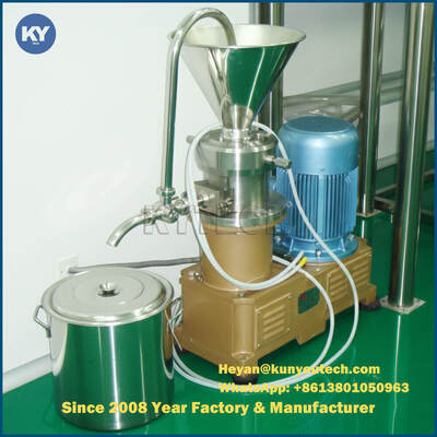 Mesin Pabrik Koloid Stainless Steel Kecil Dengan Rotator + Stator Canggih