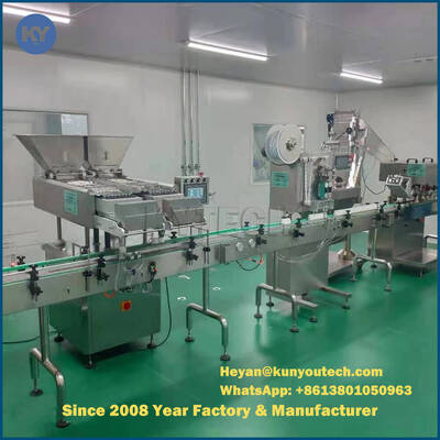Tablet Kapsul Mesin Pengisian Otomatis Multi Vibration Plate Botol Kemasan